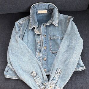 Zara Blue Denim Jacket